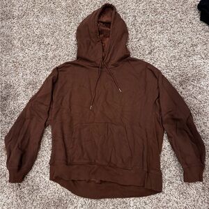 PINK Brown Hoodie Size XL